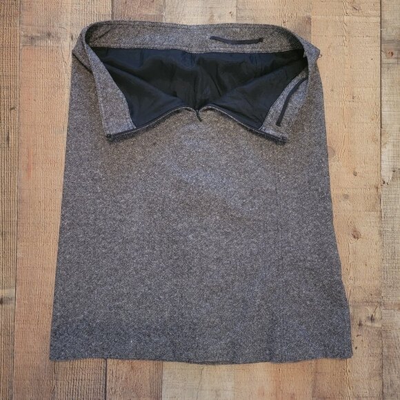 Gap Black Heather Wool Blend Pencil Skirt – Size 8 - Picture 3 of 11